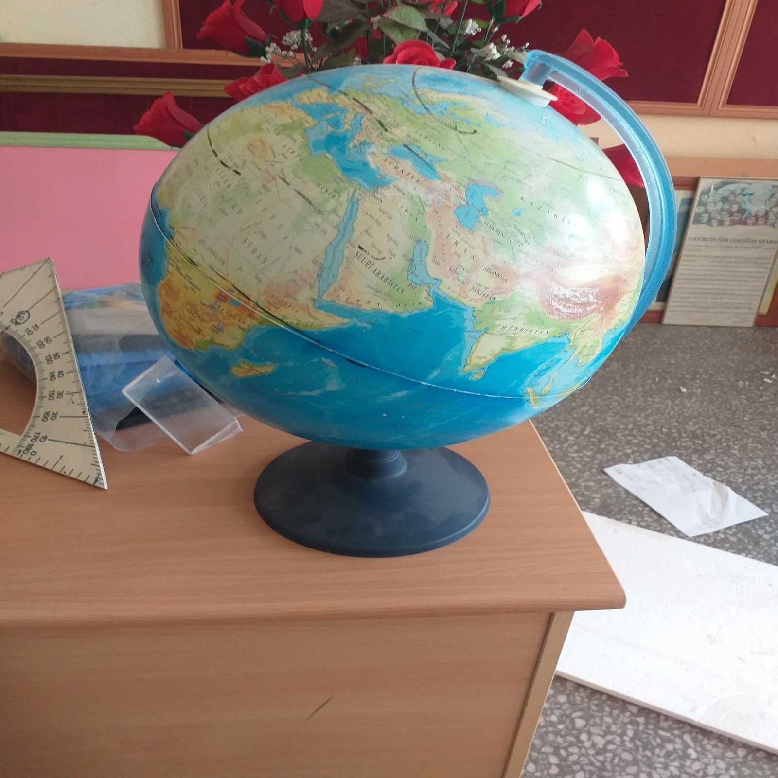 Dünya Küre Harita